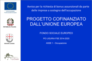 Progetto cofinanziato dall'Unione Europea - Fondo sociale europeo